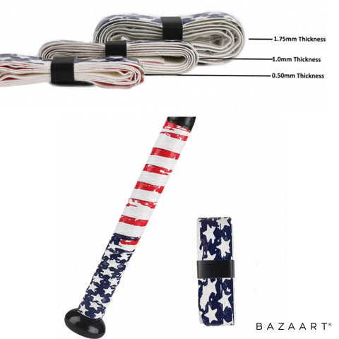 Zone Traxx Bat Grips (Colors: Black, White and American Flag)